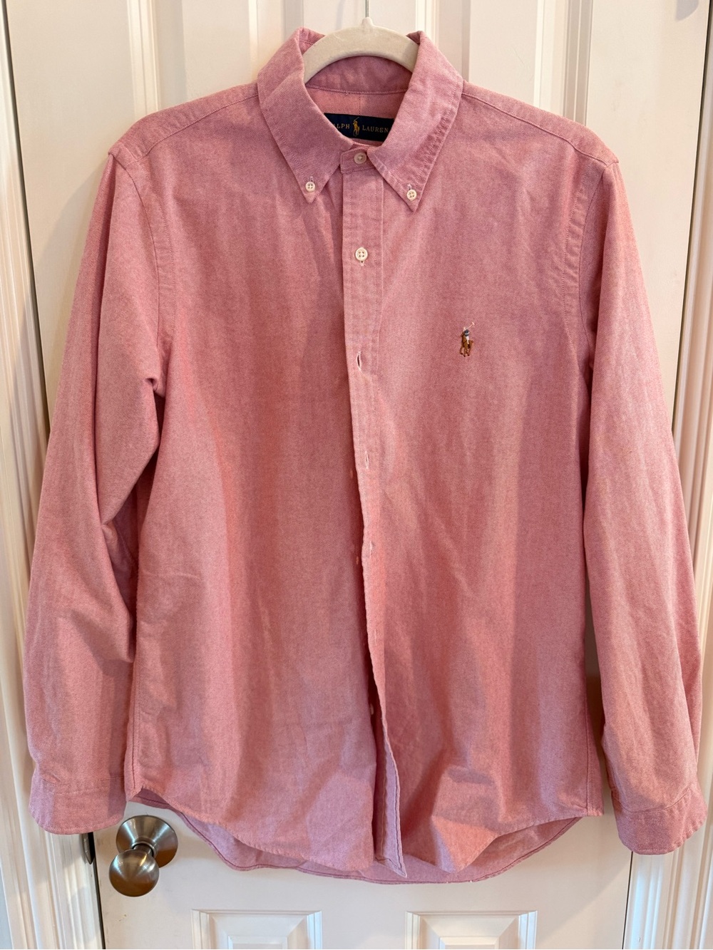 Polo by Ralph Lauren Pink Long-Sleeve Button-Down Shirt